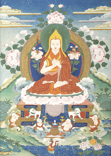 <b>A THANGKA DEPICTING TSONGKHAPA</b>