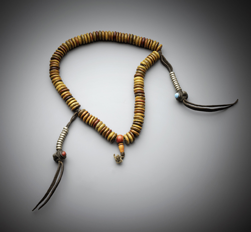 <b>A BONE AND METAL ROSARY</b>