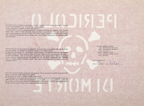 <b>Pistoletto, Michelangelo</b>