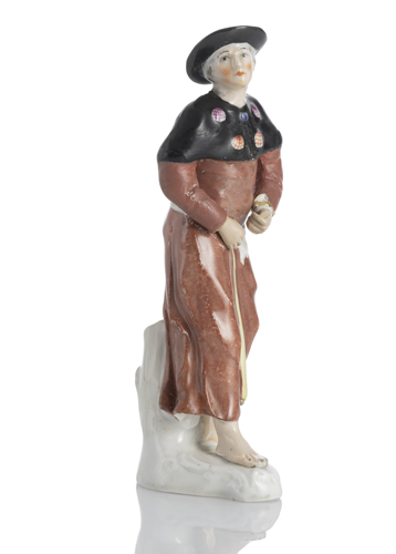 <b>Figur eines Pilgers mit Muschel-Gewand</b>