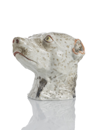 <b>Türgriff (?) in Form eines Windhund-Kopfes</b>