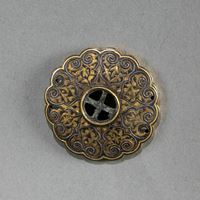<b>A GOLD- AND SILVER-INLAID IRON FITTING</b>