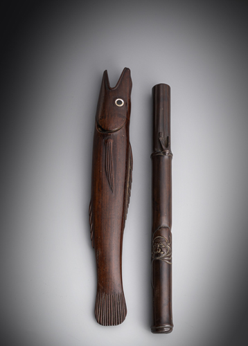 <b>Two wood/bamboo kirseruzutsu</b>