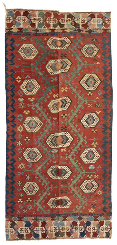 <b>Zweibahniger Schlitz-Kelim</b>