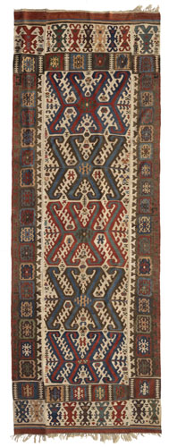 <b>Dreibahniger Schlitz-Kelim</b>