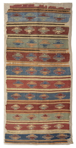 <b>Einbahniger Schlitz-Kelim, Dazgiri</b>