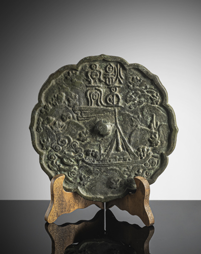 <b>A Korean bronze mirror</b>