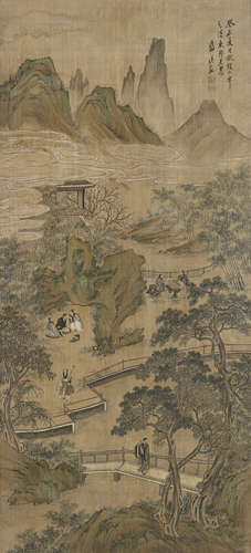 <b>In the style of Lan Ying (1585-1664)</b>