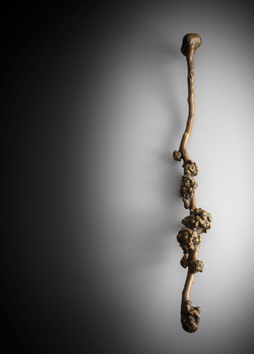 <b>A sceptre made of root wood, perhaps a sashi netsuke</b>