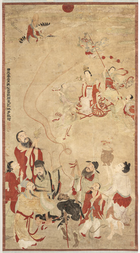 <b>Signed Gu Jianlong (1606 - n. 1687): Gathering of the Immortals</b> <b>Signed Gu Jianlong (1606 - n. 1687): Gathering of the Immortals</b>