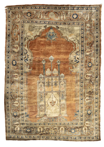 <b>Seidener Gebets-Täbriz</b>