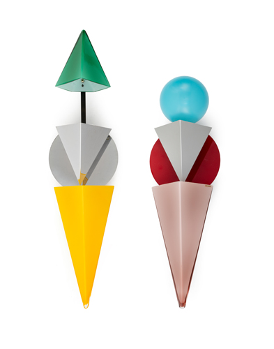 <b>Set von zwei Wandleuchten 