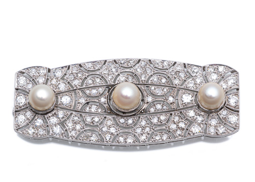 <b>Art Déco Brosche</b>