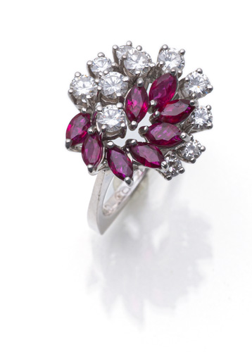 <b>Rubin Brillant Ring</b>