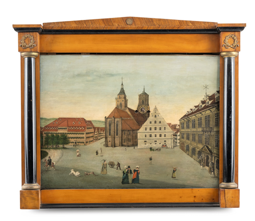 <b>Biedermeier-Bilderuhr</b>