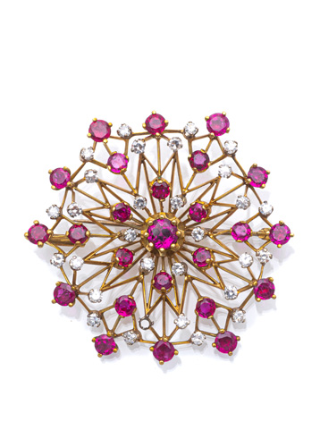 <b>Rubin Brillant Sternbrosche</b>
