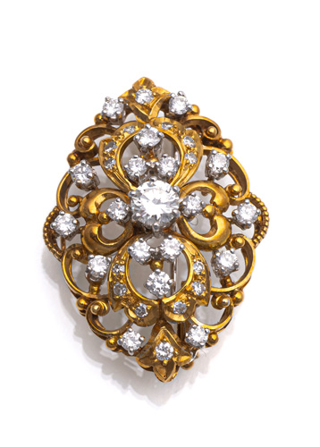 <b>Diamant Brosch/Anhänger</b>