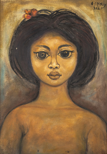 <b>Portrait of a young girl</b>