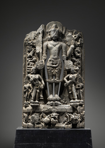 <b>A PHYLLITE STONE STELE REPRESENTING VISHNU</b>