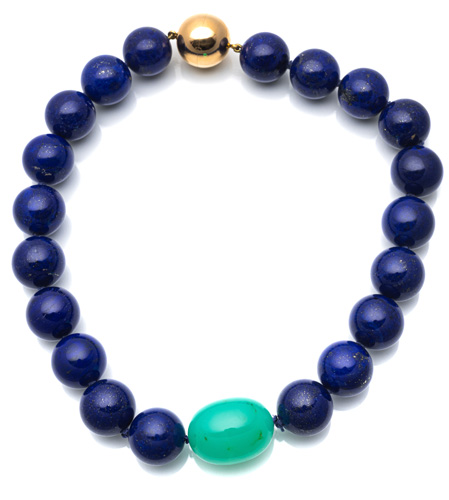 <b>GÜNTER KRAUSS Lapis Lazuli Collier</b>