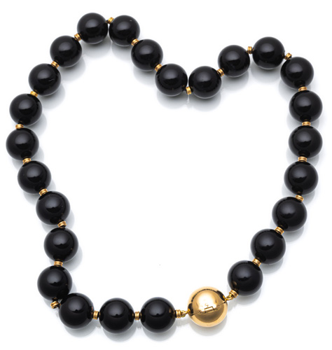 <b>GÜNTER KRAUSS Onyx Kette</b>