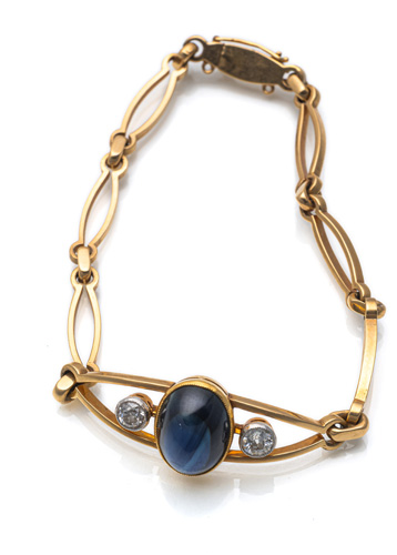 <b>Historisches Saphir Armband</b>