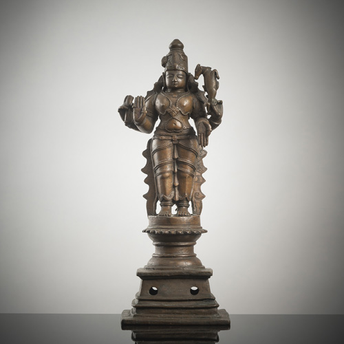 <b>A bronze figure of Shiva</b>