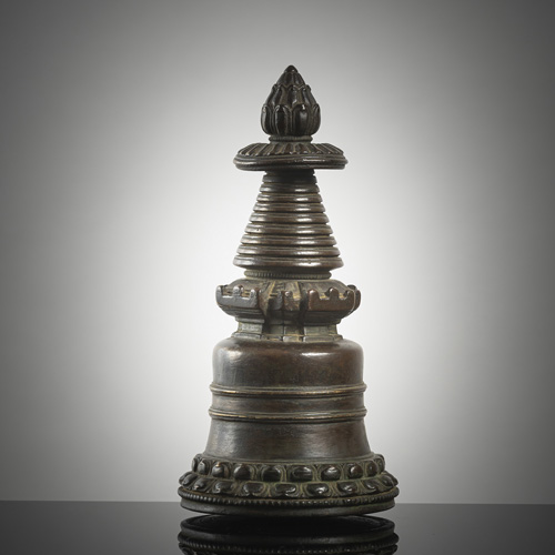 <b>A BRONZE STUPA</b>