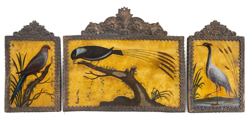 <b>Triptychon mit Vogeldarstellungen</b>