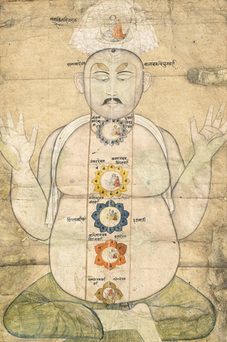 <b>A DRAWING DEPICTING A PURUSHA</b>