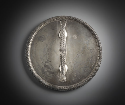 <b>BEDEUTENDER GALLO-RÖMISCHER SILBERSPIEGEL</b>