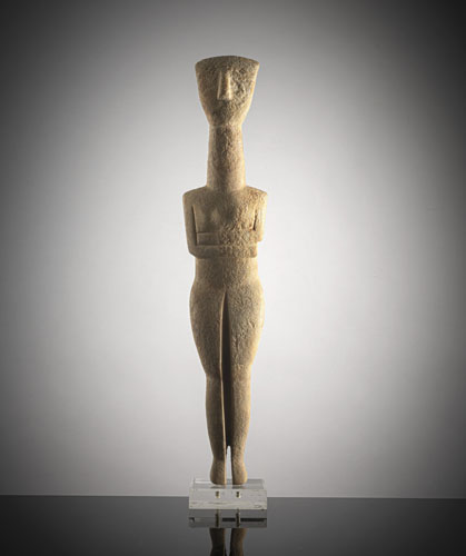 <b>Marmor-Idol in der Art der frühkykladischen Phase II</b>