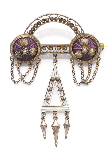 <b>Jugendstil Corsage-Brosche</b>