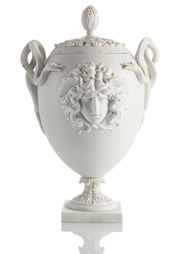 <b>Brûle Parfum aus Biskuit-Porzellan</b>