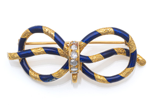 <b>Belle Époque Schleifenbrosche</b>