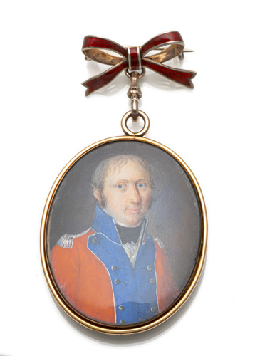 <b>Miniaturbildnis eines  Generals</b>