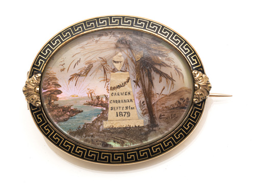 <b>Neoklassizistische Memory Brosche</b>