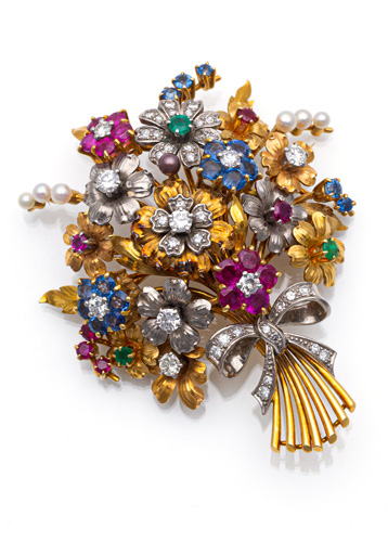 <b>Brosche „Blumenstrauß“</b>