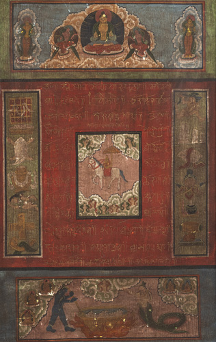 <b>A PAUBHA DEPICTING A CHARM TEXT</b>
