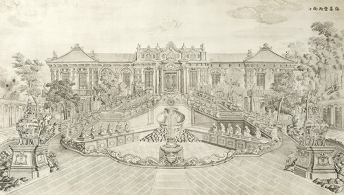 <b>Two engravings depicting Haiyantang from the series 