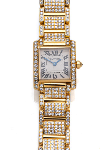 <b>CARTIER „Tank Francaise“ Damenuhr</b> <b>CARTIER „Tank Francaise“ Damenuhr</b>