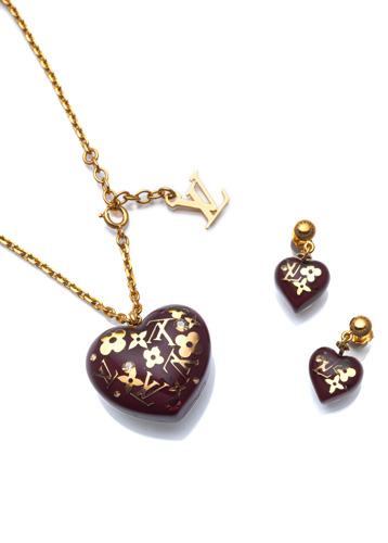 <b>LOUIS VUITTON „Inclusion“ Kette & Ohrhänger</b> <b>LOUIS VUITTON „Inclusion“ Kette & Ohrhänger</b>