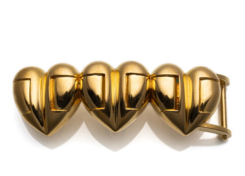 <b>B. KIESELSTEIN-CORD Gürtelschnalle „Herzen“</b> <b>B. KIESELSTEIN-CORD Gürtelschnalle „Herzen“</b>