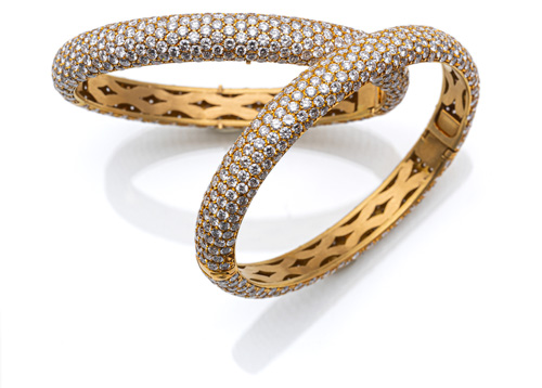 <b>TWO DIAMOND BANGLES</b> <b>TWO DIAMOND BANGLES</b>