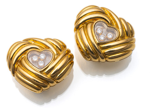 <b>EAR JEWELRY IN STYLE OF CHOPARD</b> <b>EAR JEWELRY IN STYLE OF CHOPARD</b>