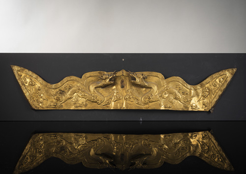 <b>Two gilded reliefs in copper and bronze respectively</b>