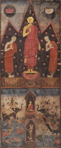 <b>A painted cloth temple banner</b>