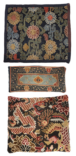 <b>Two cushions and rug</b> <b>Two cushions and rug</b>