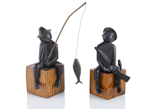 <b>Figurenpaar - Jäger und Angler</b>