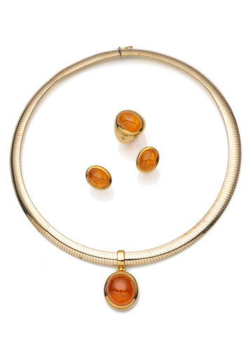 <b>Mandarin Granat Garnitur</b>